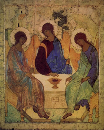 The Old Testament Trinity. Andrey Rublyov